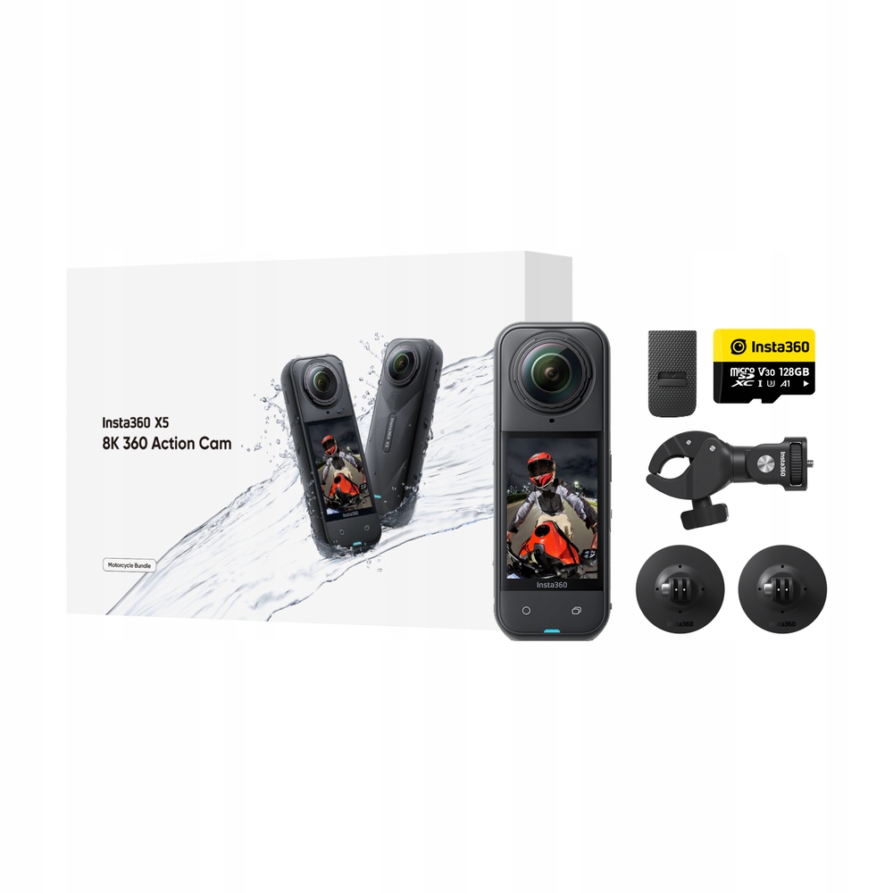 Kamera Insta360 X5 Motorcycle Bundle (Sada pre motocyklistov)