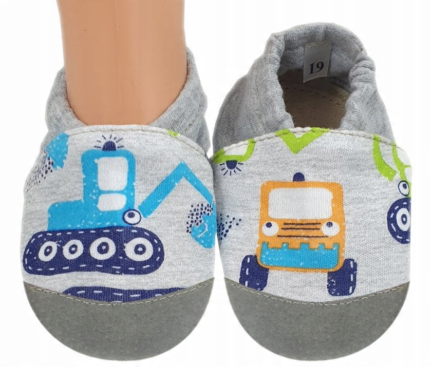 

Kapcie bawełniane nos skóra dreptulki paputki R.34