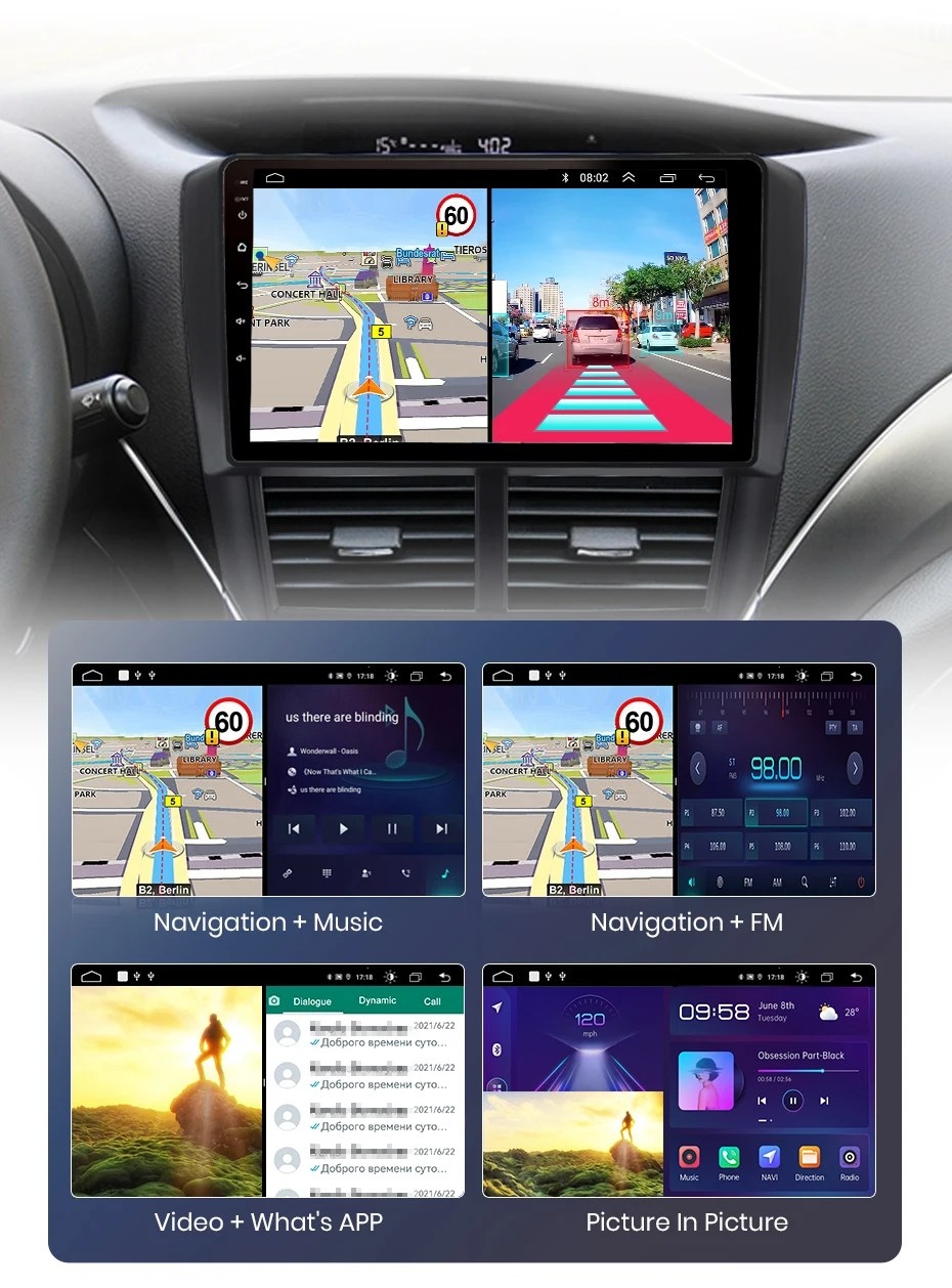 Radio Android 12 GPS Subaru Forester 3 Impreza WiFi 4/64 LTE SIM Rodzaje odtwarzanych nośników USB