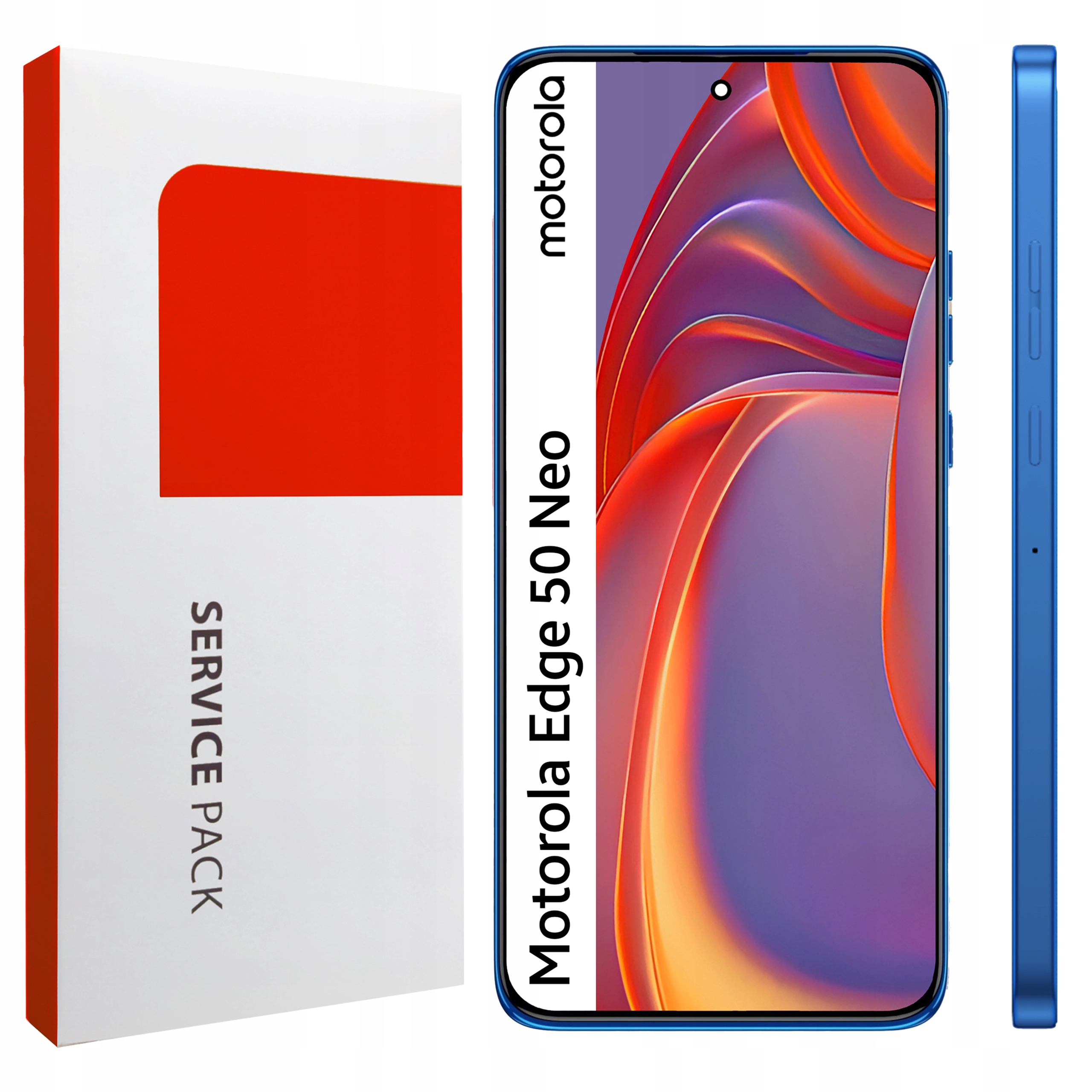 Displej pre Motorola Edge 50 Neo Dotyk LCD Rámček Originál Zila Modrý