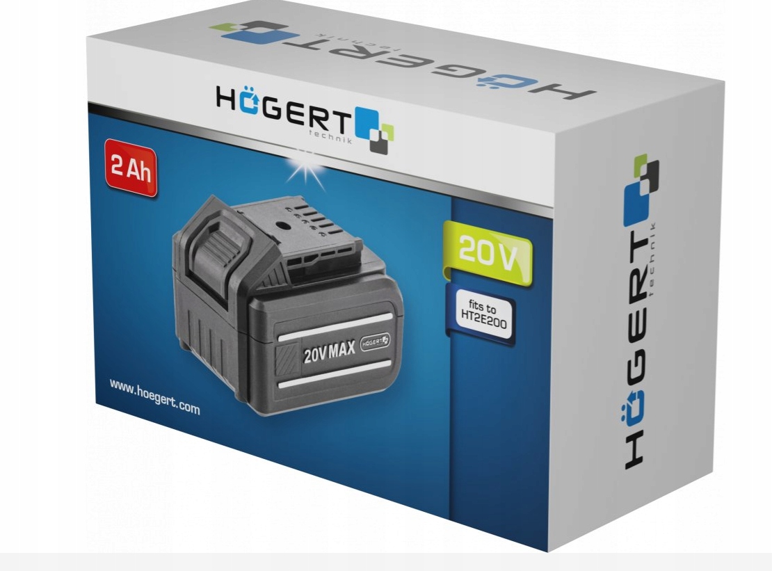 Akumulator bateria 2 Ah 20V HT2E210 Hogert Kod producenta HT2E210