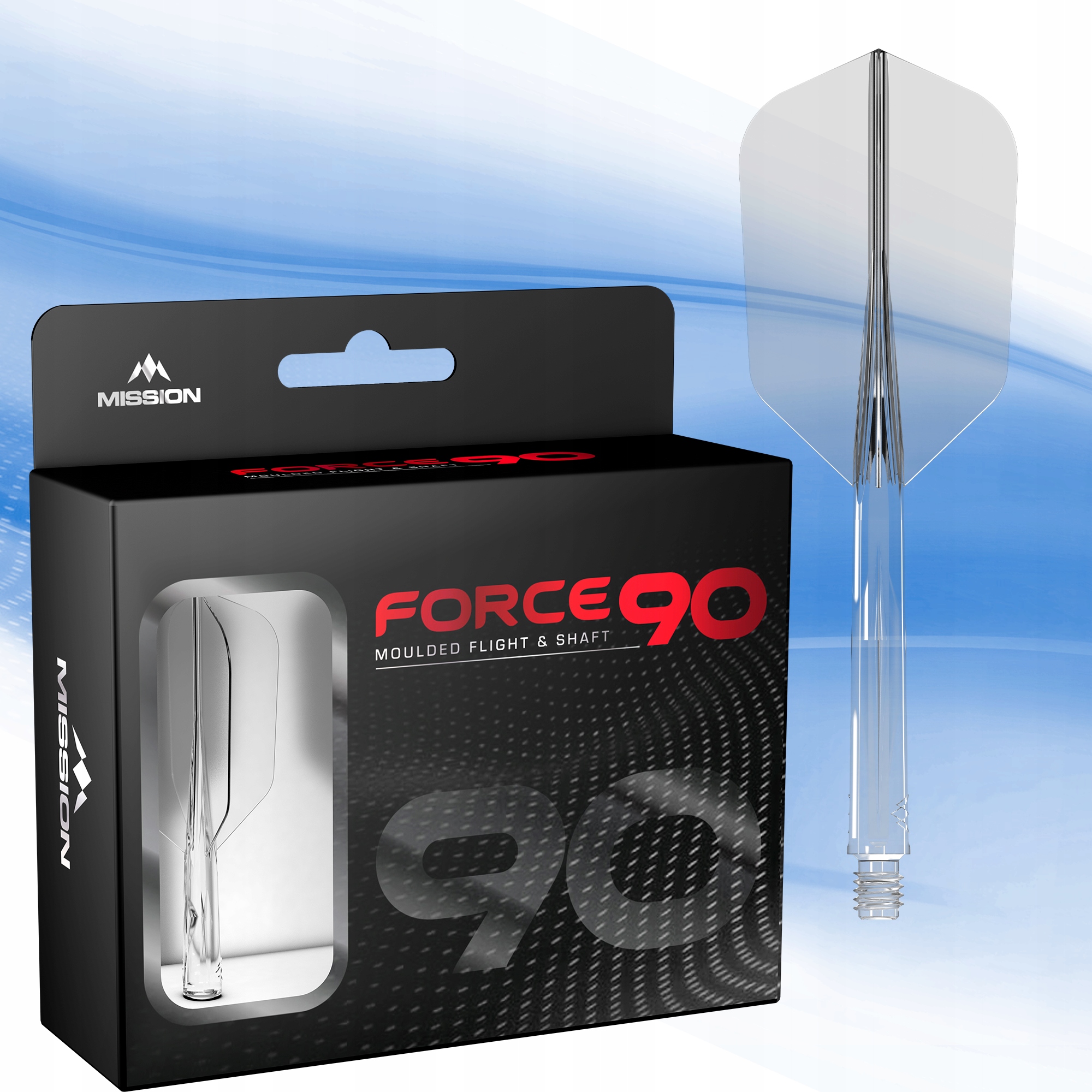 Mission Force 90 Medium Przezroczyste Clear Slim (3szt.) Model Force 90 Medium Clear Slim
