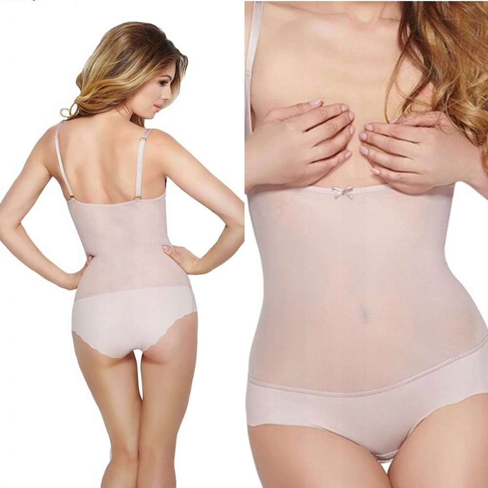 Zeštíhlující body Mitex Glam 3XL 46 Béžová