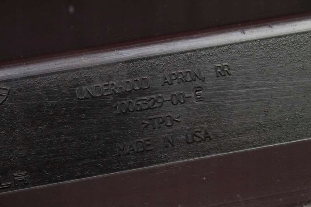 covering WANNY boot 1006329-00-E TESLA MODEL S 12-20