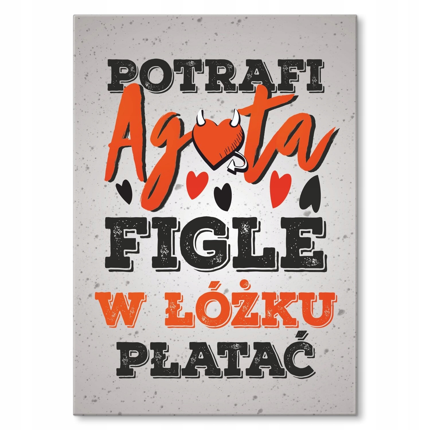 Kovový plakát Agáta Dárek 22 x 31 cm