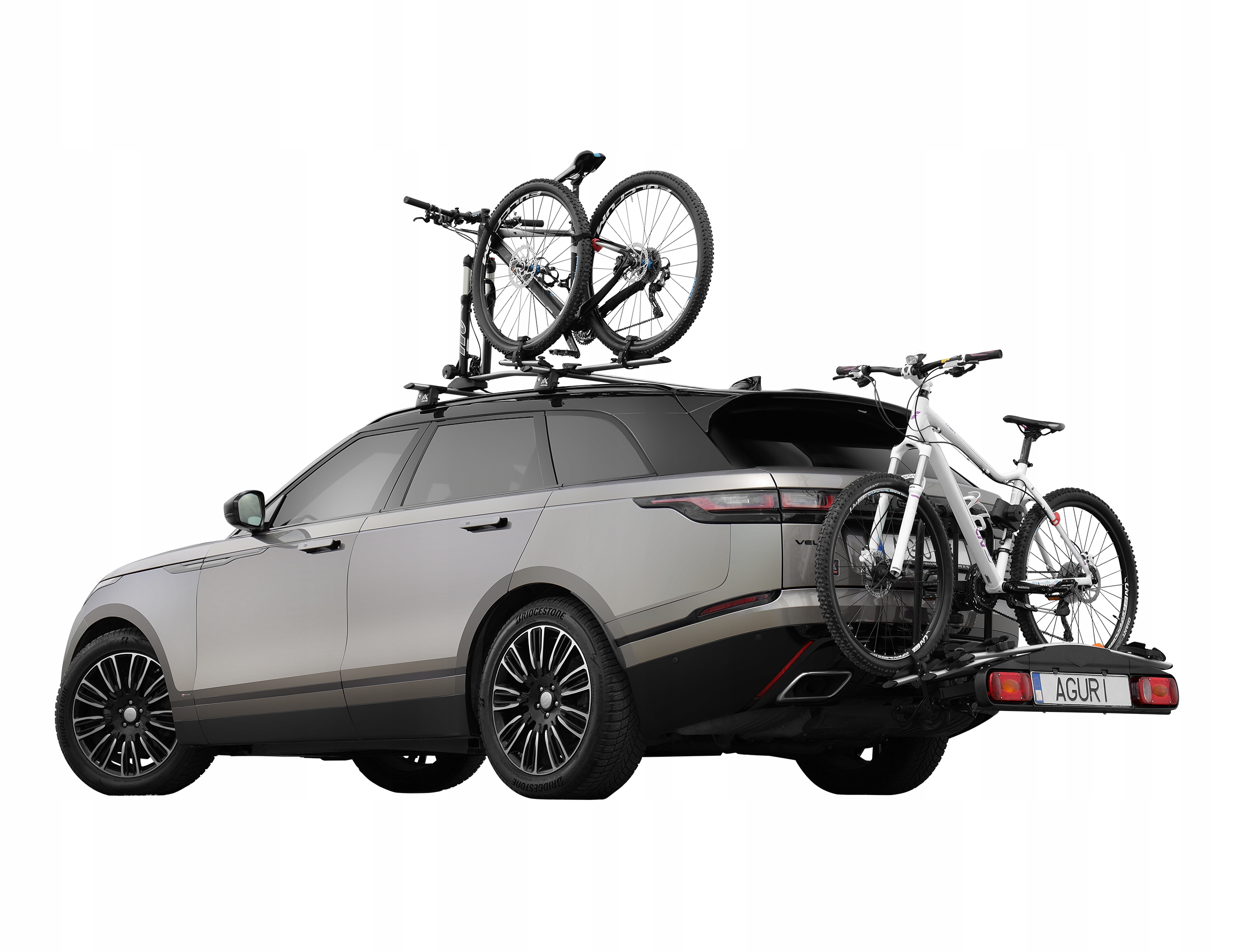 BAGAŻNIK ROWEROWY UCHWYT NA HAK AGURI ACTIVE BIKE 3 ROWERY UCHYLANY 13-PIN Liczba rowerów 3