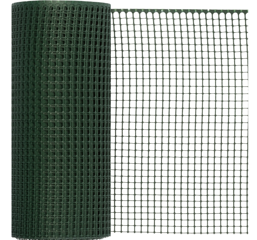 Plotová síť Khaki Rabatová plastová tmavě zelená 0,6 m x 25 m