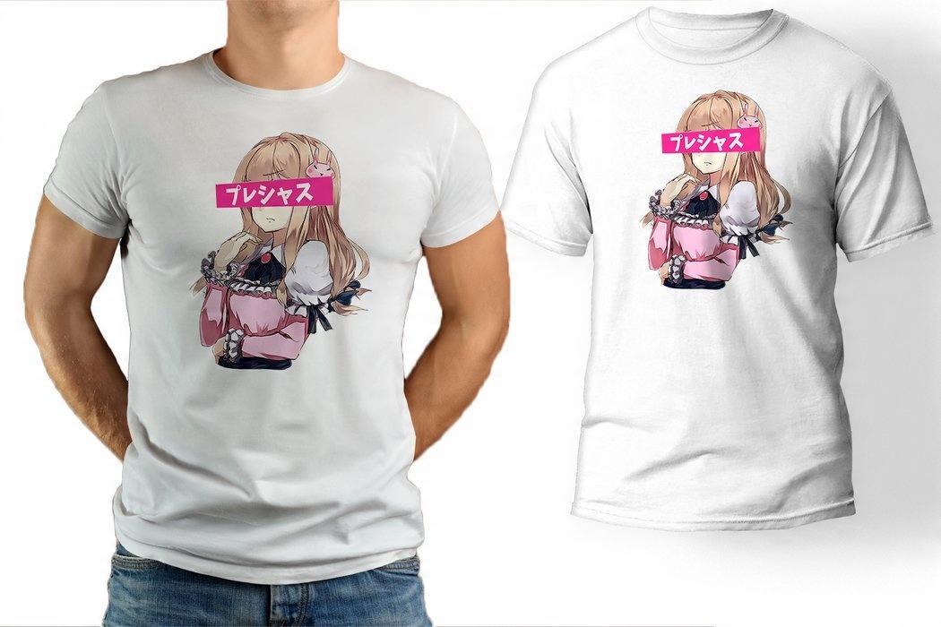 

Koszulka męska Anime Waifu z japońskim napisem S