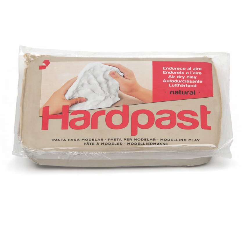 Bisbal bílá samotvrdnoucí hlína Hardpast 5kg