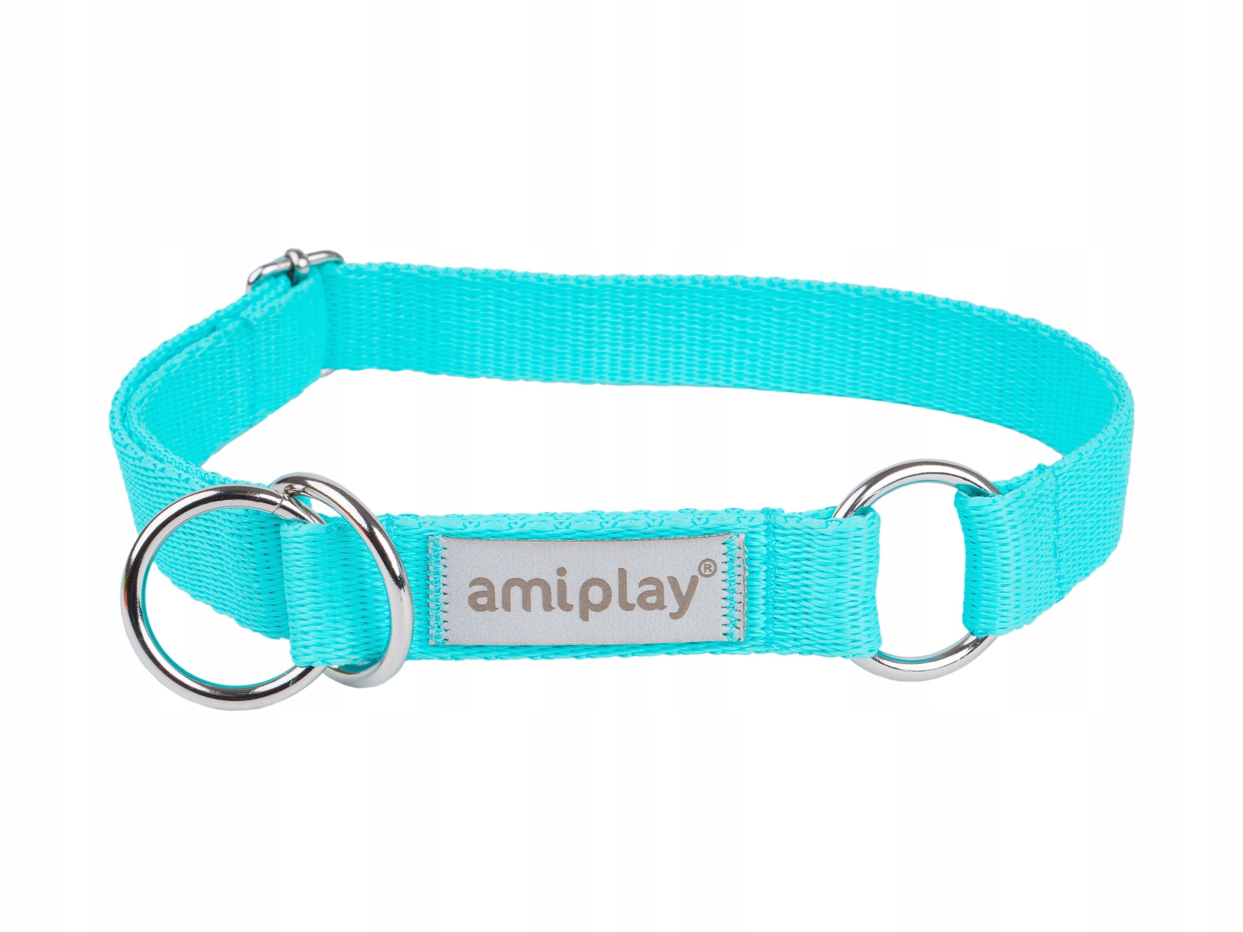 

Obroża nylon półzaciskowa Amiplay Samba L Turkus
