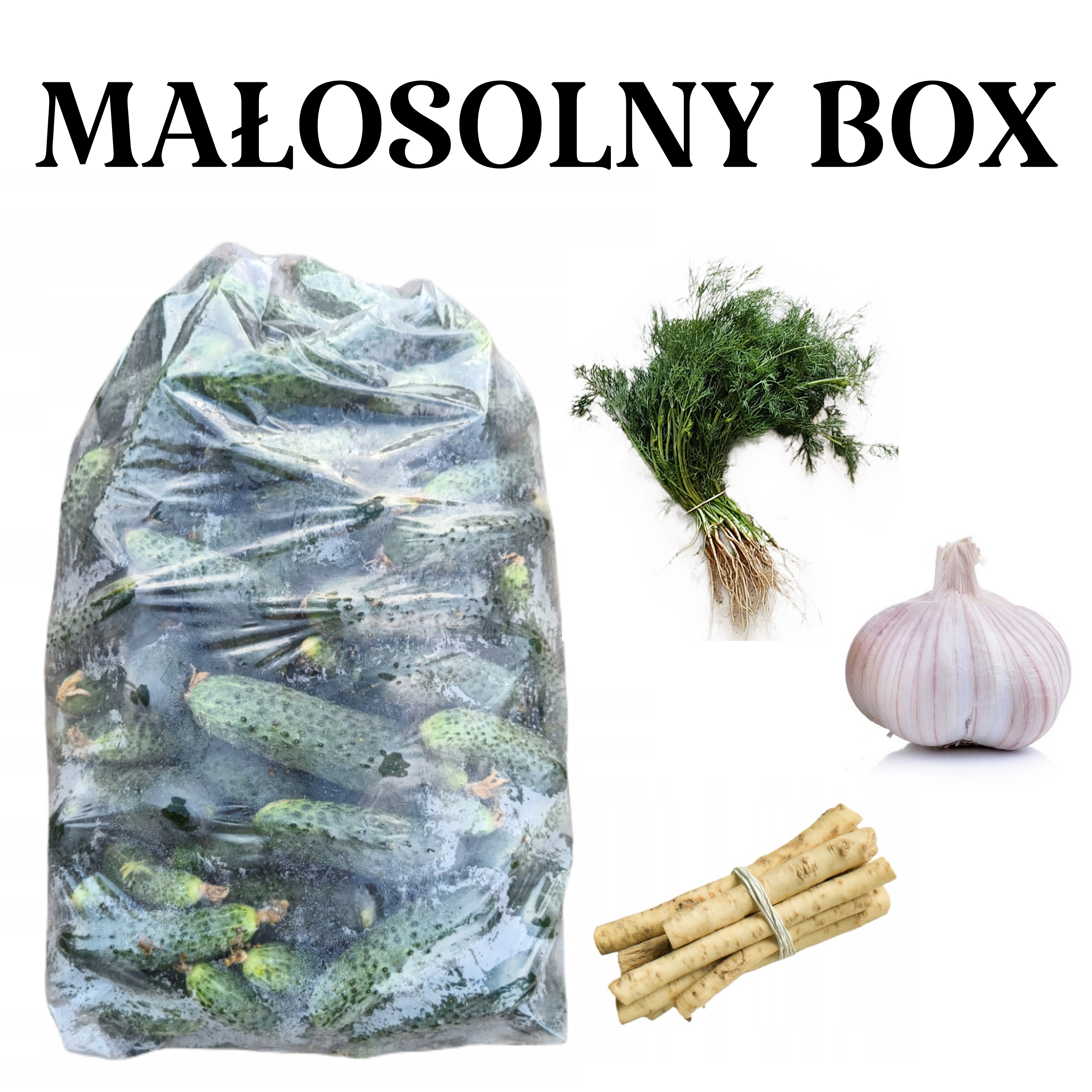 Levně Sada k nakládání malých okurek 10 kg recept Bonus!