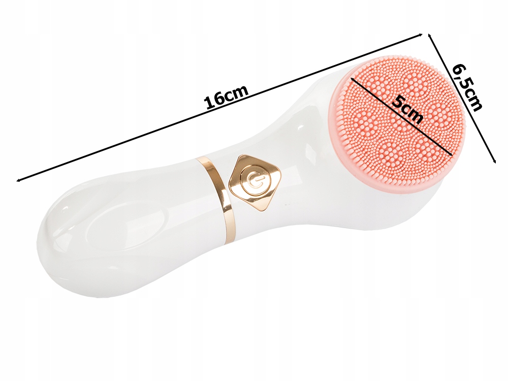 MASAŻER DO CZYSZCZENIA TWARZY SONICZNA SZCZOTECZKA Kolor dominujący biały