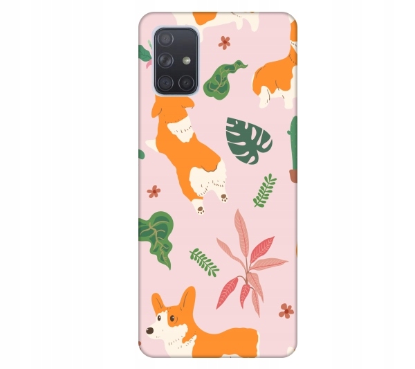 

Etui wzory do Samsung Galaxy A71 Corgi pies