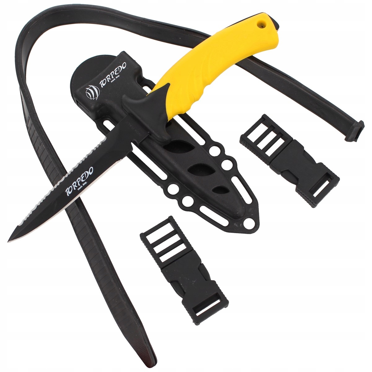 Nůž potápěčský Mac Coltellerie (torpedo 11 Be Yellow)