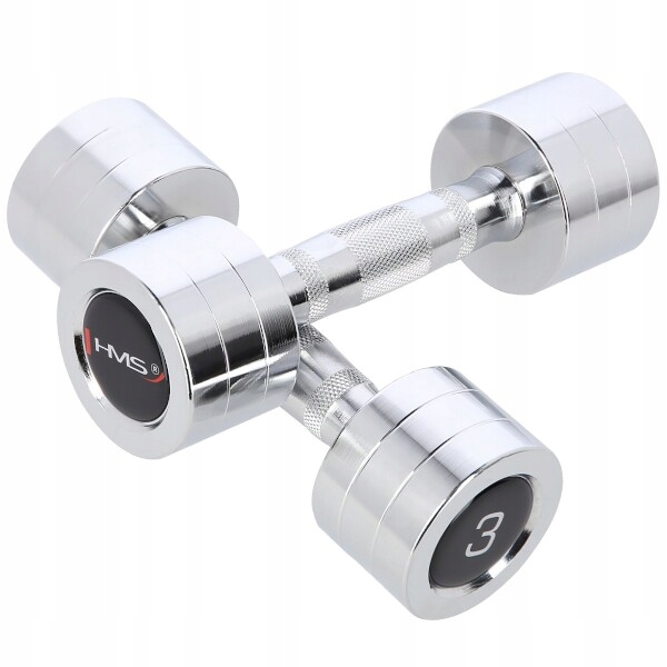 Chromované činky Hms CHD03 2 x 3 kg