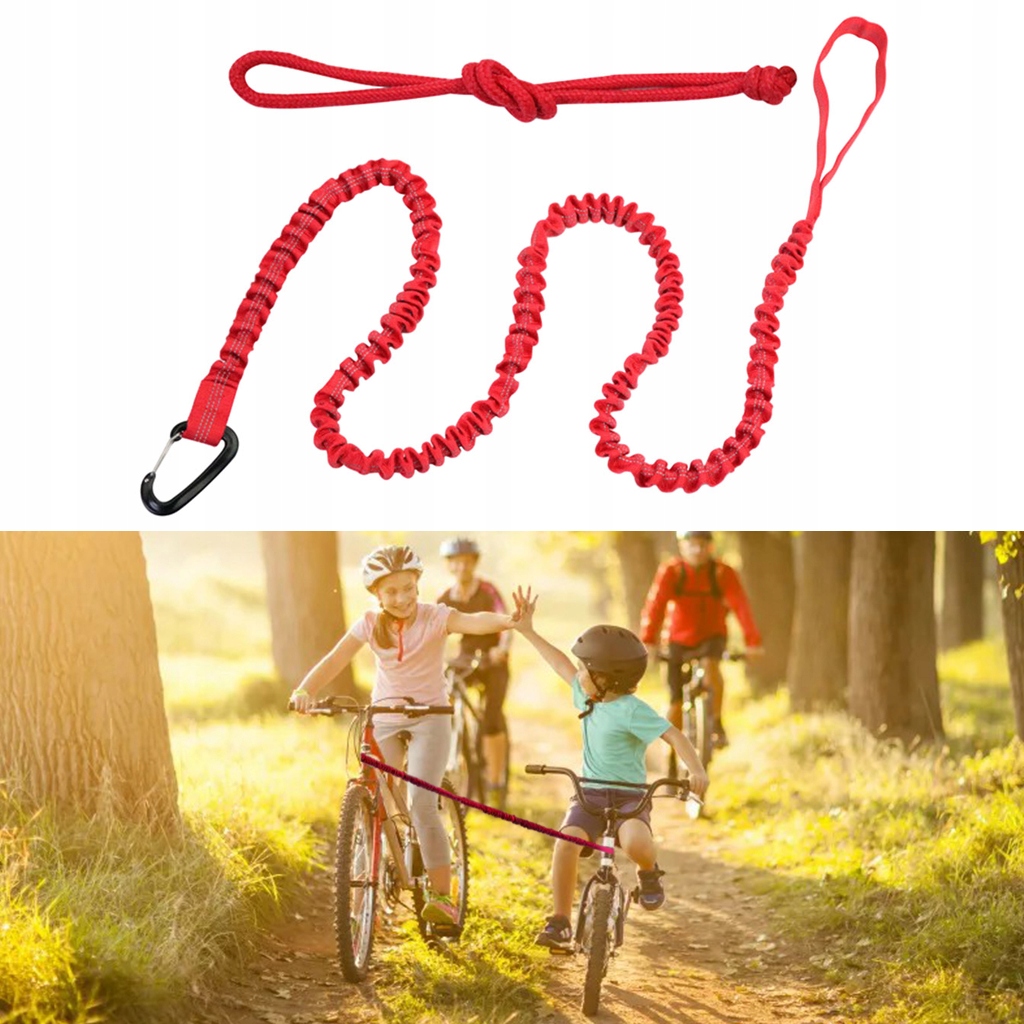 LINA DO HOLOWANIA ROWERU CZERWONY Marka inna