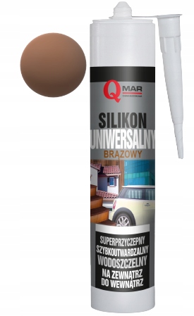 

Qmar Silikon uniwersalny brązowy 300ml