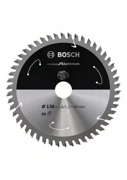 

Piła zębata Bosch 136mm x 20 mm Aluminium