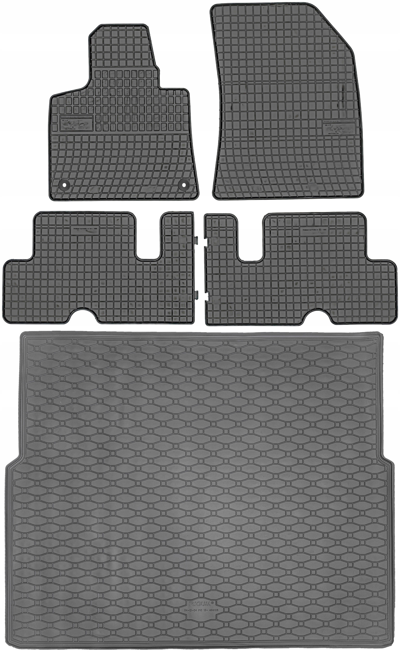 Citroen C4 Picasso II Van 5os 2013-2019 Sada rohoží koberčeky