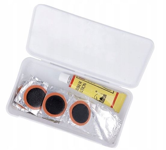 ZESTAW NAPRAWCZY DO ROWERU PODSTAWOWE NARZĘDZIA POMPKA ŁATKI KLUCZE 21w1 Marka Forever Outdoor