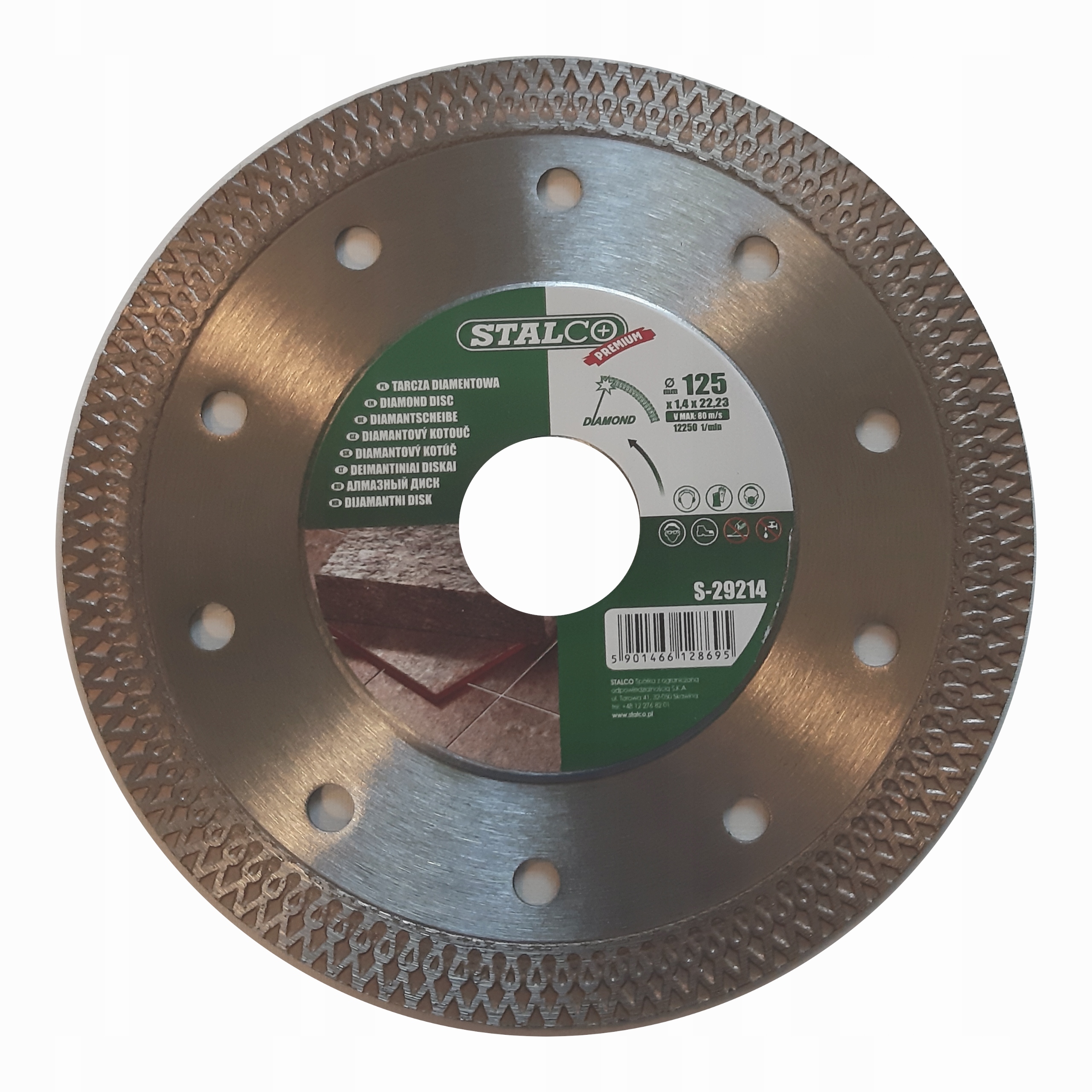 

Tarcza diament Stalco do ceramiki 125 mm S-29214