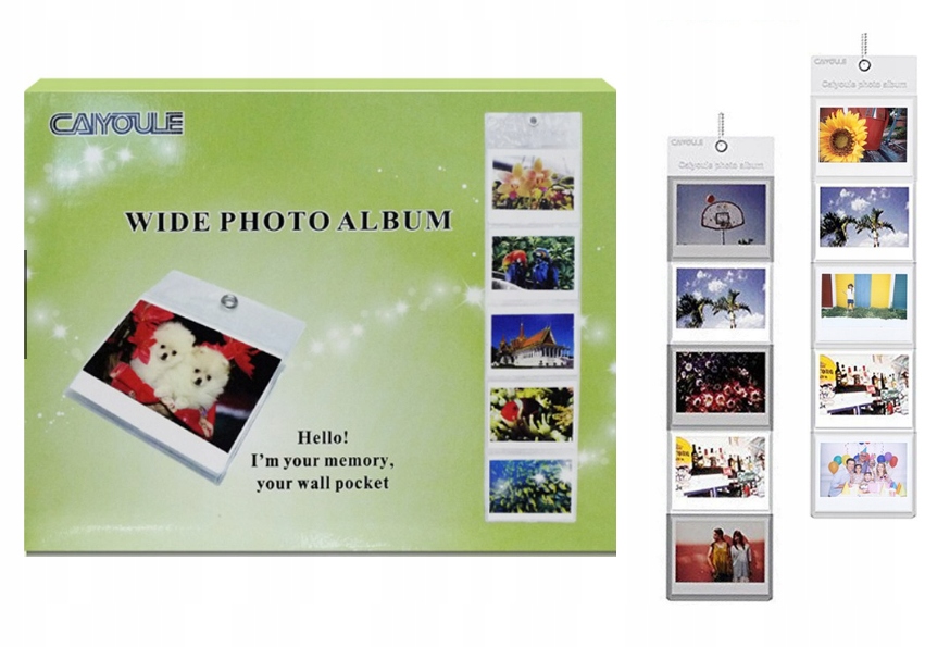 Wiszący Album Ścienny na 5 zdjęć 11 x 8 cm do Fuji INSTAX WIDE 200 300 EVO