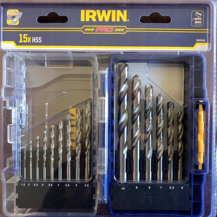 

Irwin Zestaw Wierteł Hss Nwka Do Metalu (15szt.)