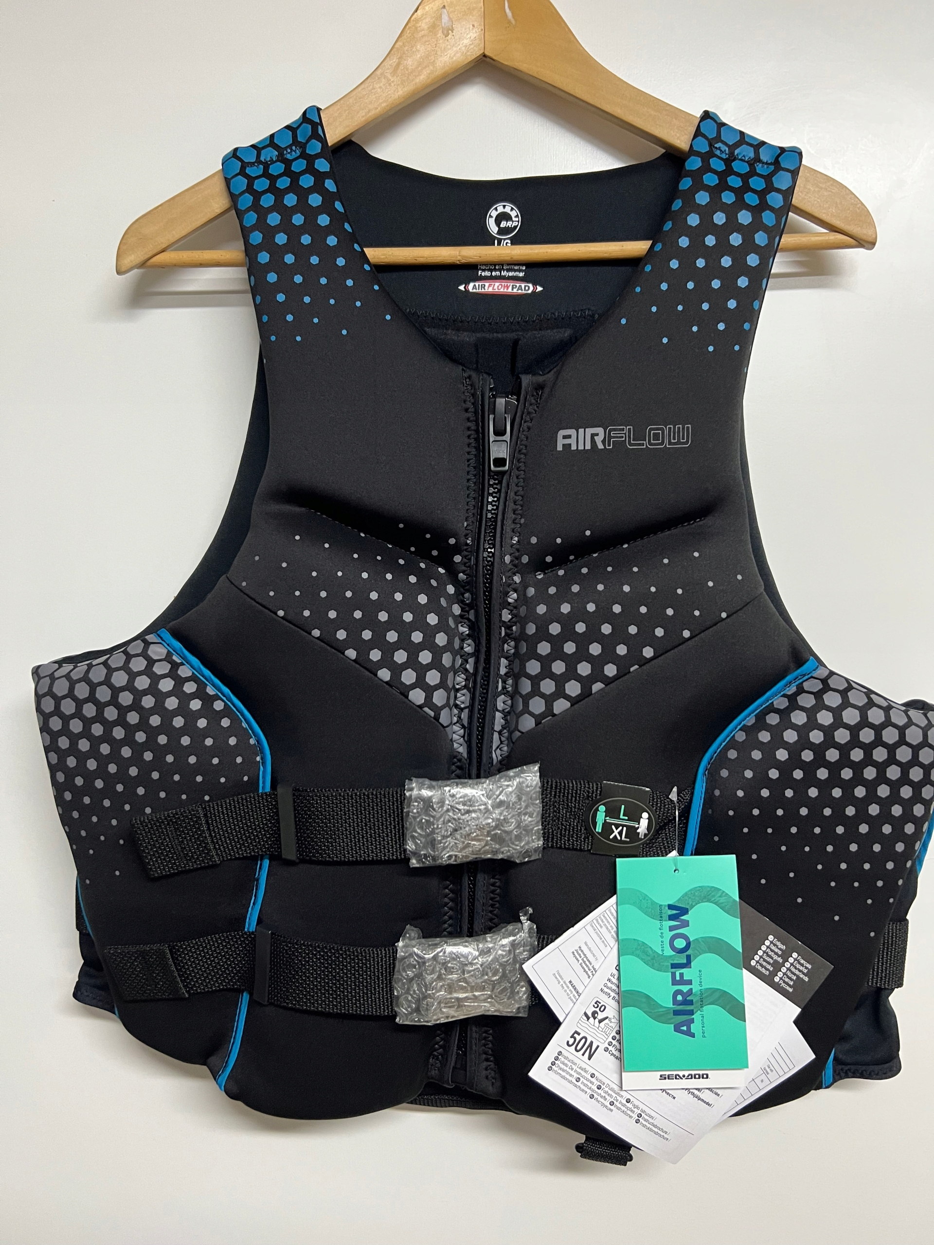 Kapok neopren kamizelka Sea-Doo Airflow Black M