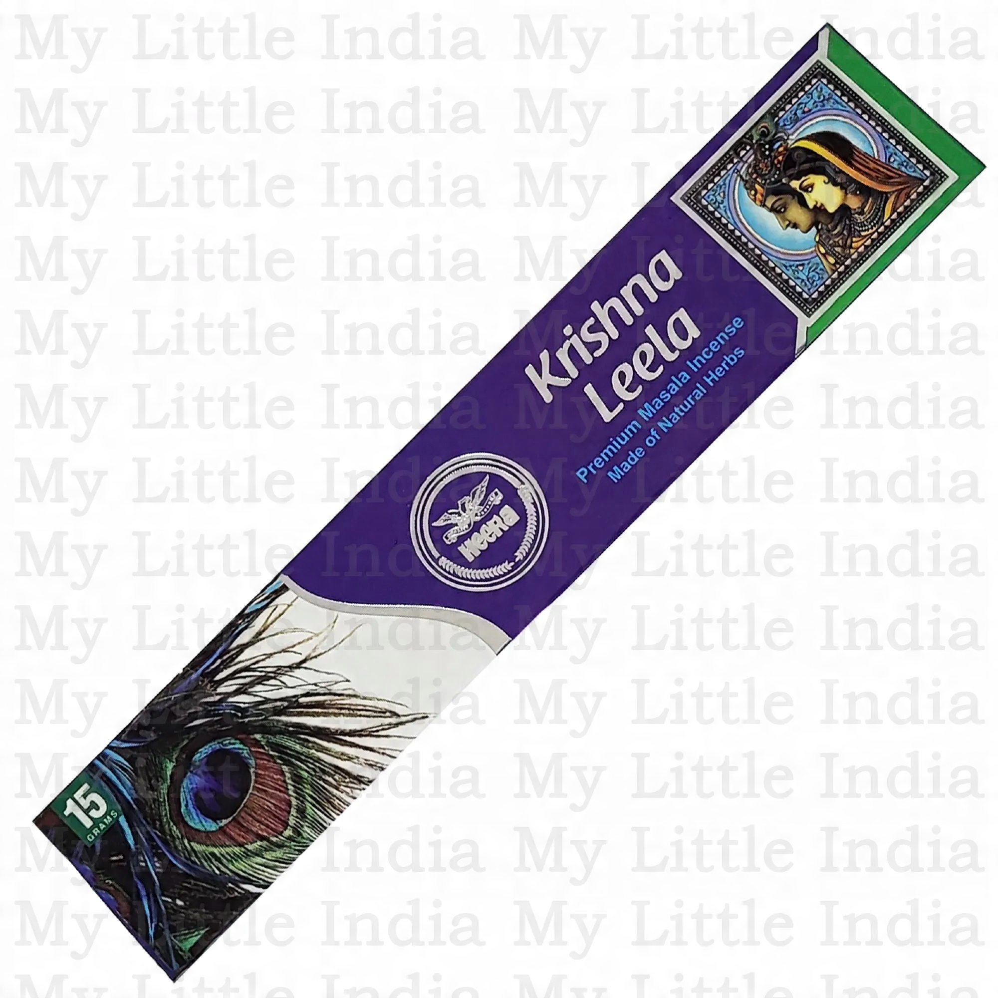 

Indyjskie kadzidełka Heera Krishna Leela