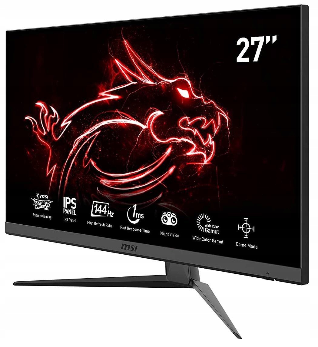 MSI Optix G272 ゲーミングモニター 27インチ 144Hz MSI ゲーミングモニター Optix G272