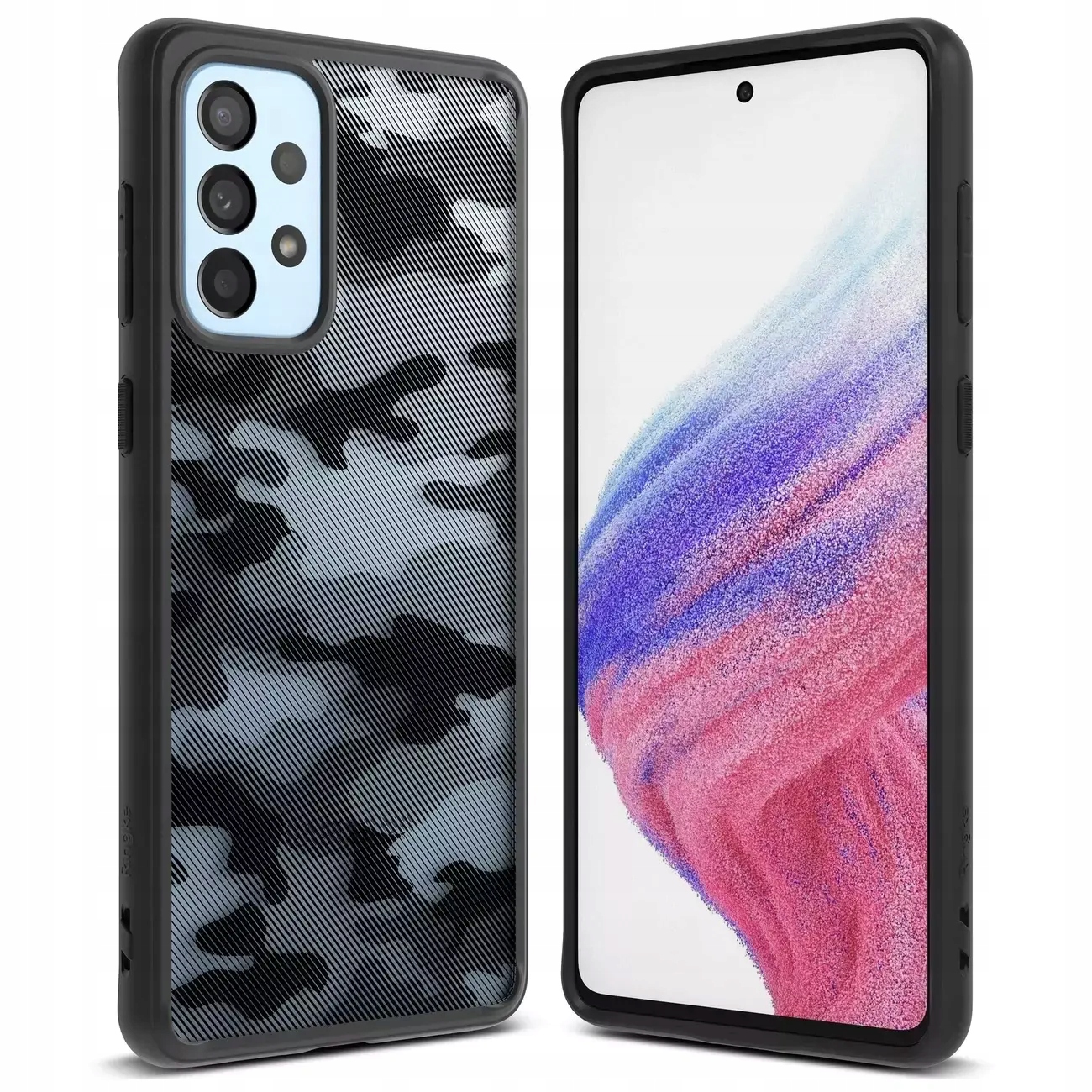 Ringke Fusion Matte etui pokrowiec z żelową ramką Samsung Galaxy A73