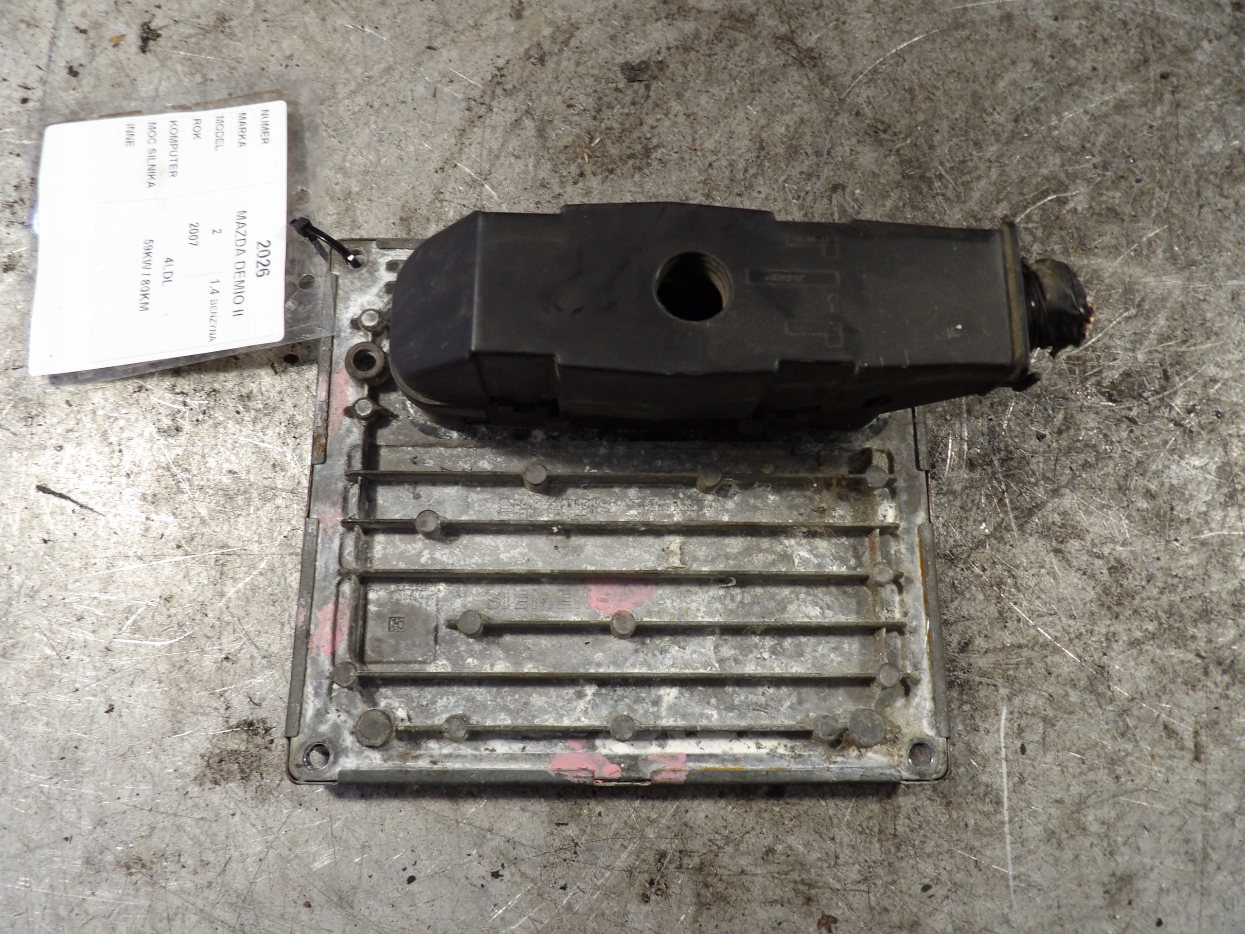 Mazda Demio II computer, control unit 6S61-12A650-GD S120977313 SIEMENS