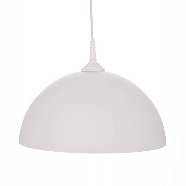 Stínidlo 665 Polokula E27 skleněná bílá matná barva, průměr 35 cm