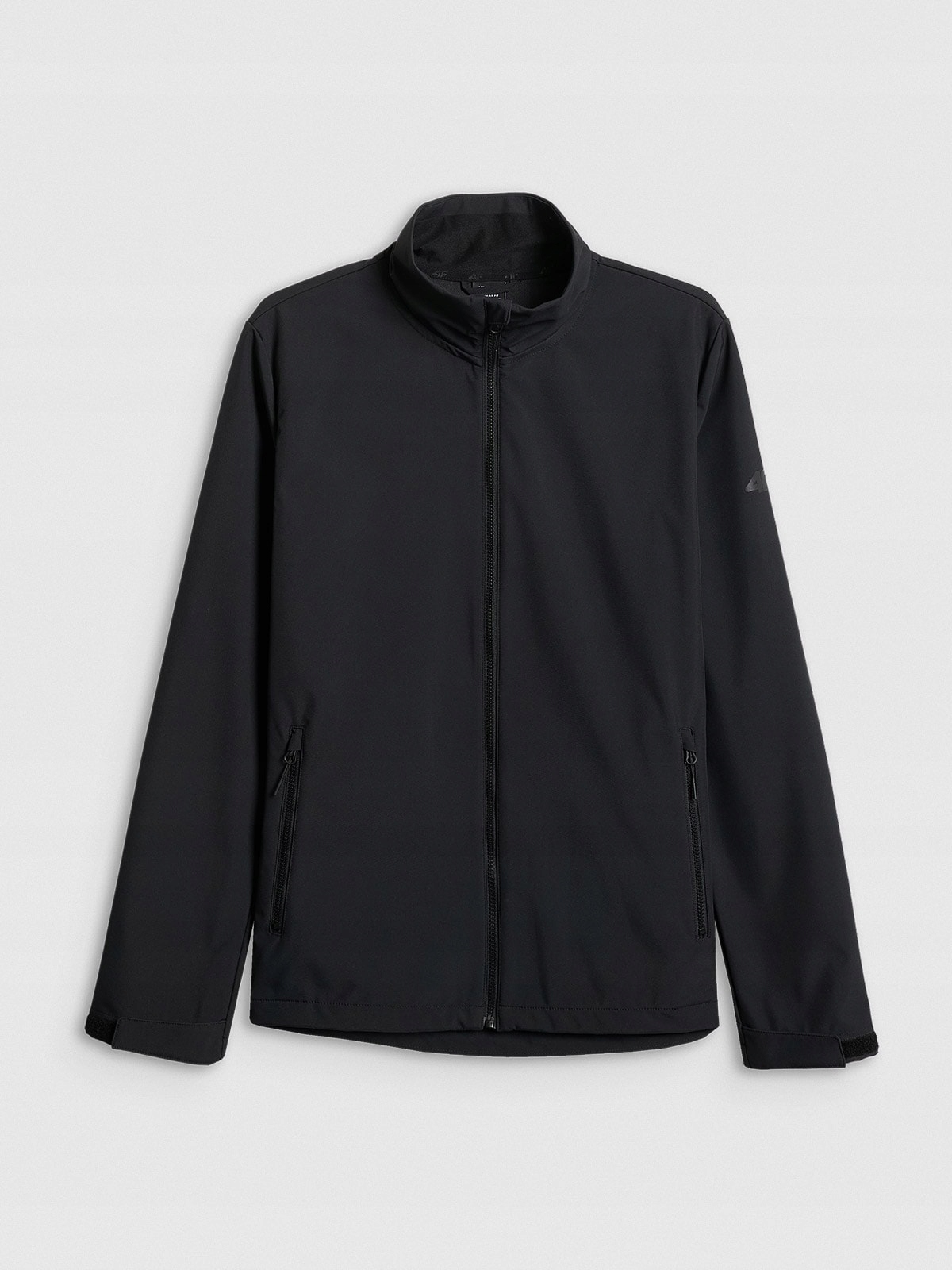 4F Pánská Softshellová Bunda Černá S Membránou Neodry 3XL