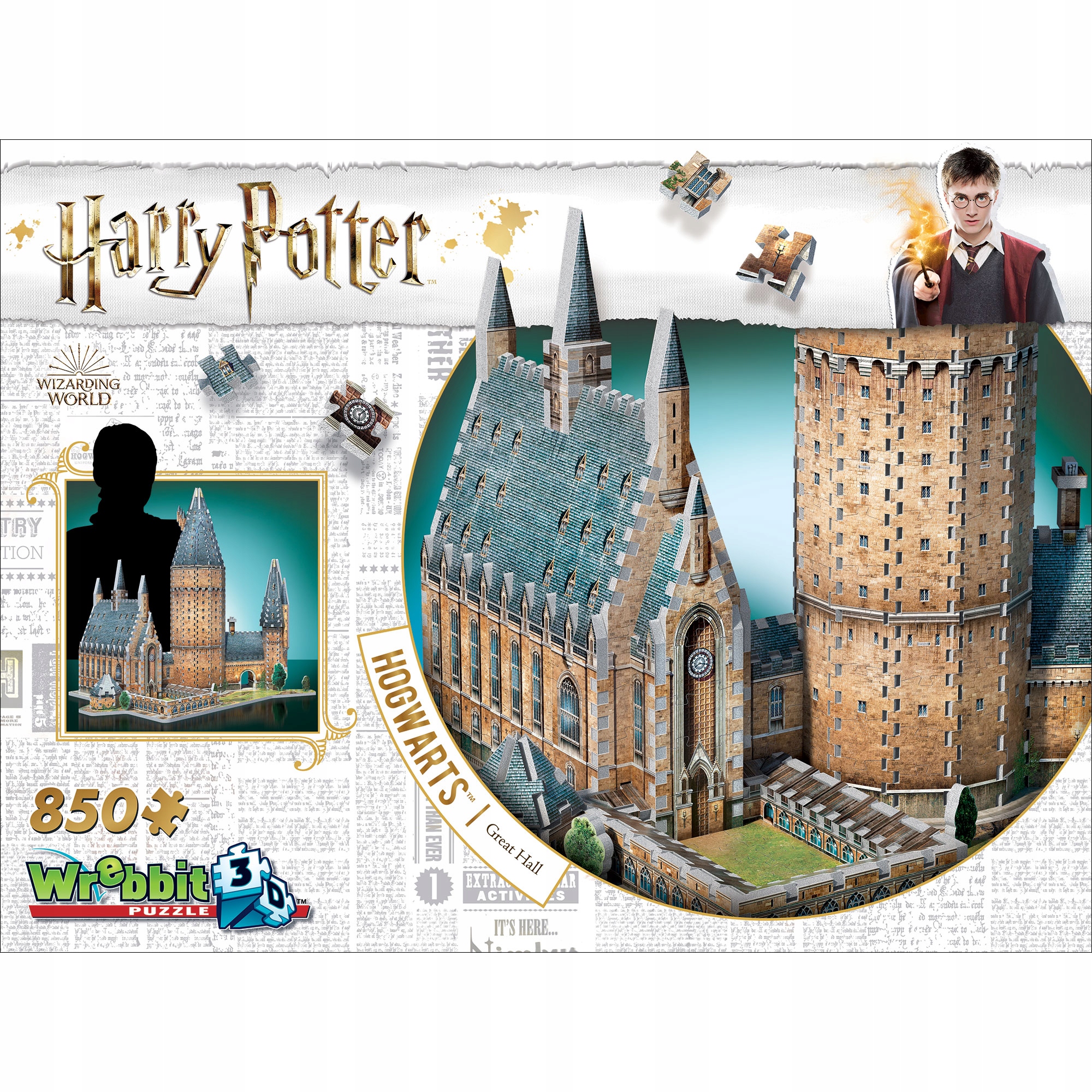 

Wrebbit Harry Potter Hogwarts Great Hall Puzzle 3D
