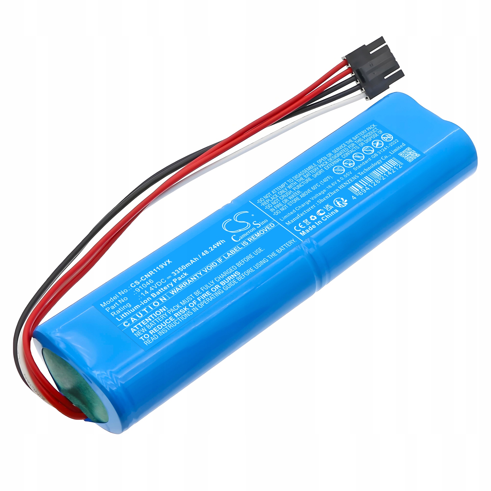 Baterie pro Cecotec Conga 11090 Spin Revolution Home&Wash Akumulátor 3350mAh