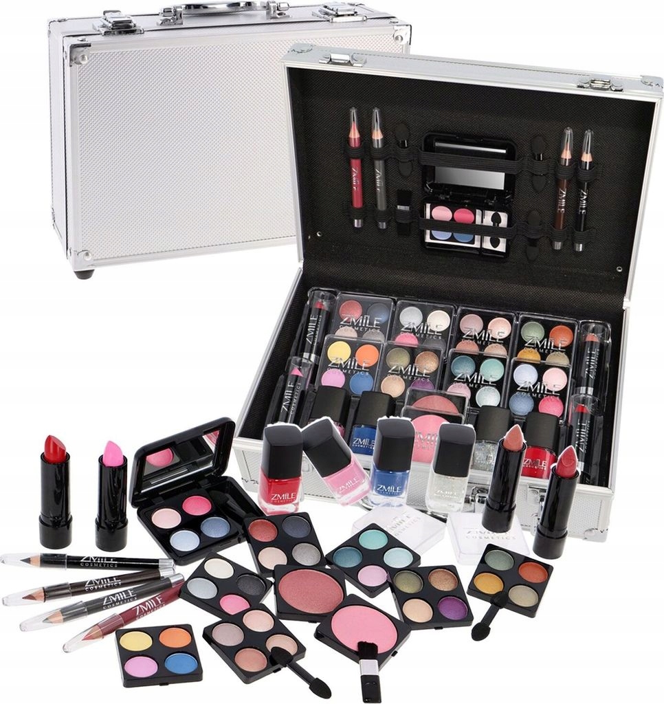 Kuferek Na Kosmetyki Makijaż Paleta Cieni Zestaw!