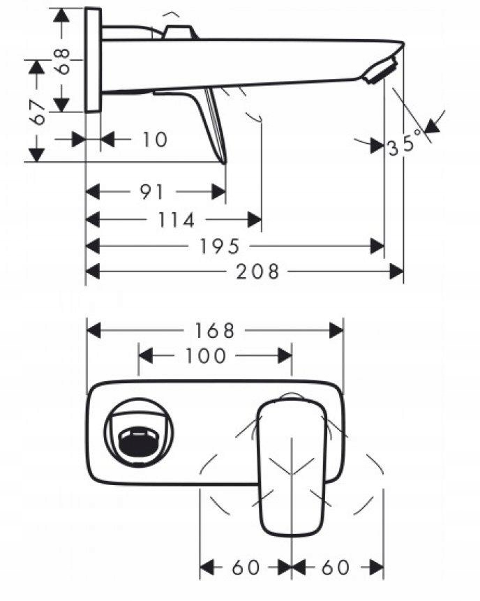 Hansgrohe Logis Bateria umywalkowa podtynkowa Typ montażu podtynkowa