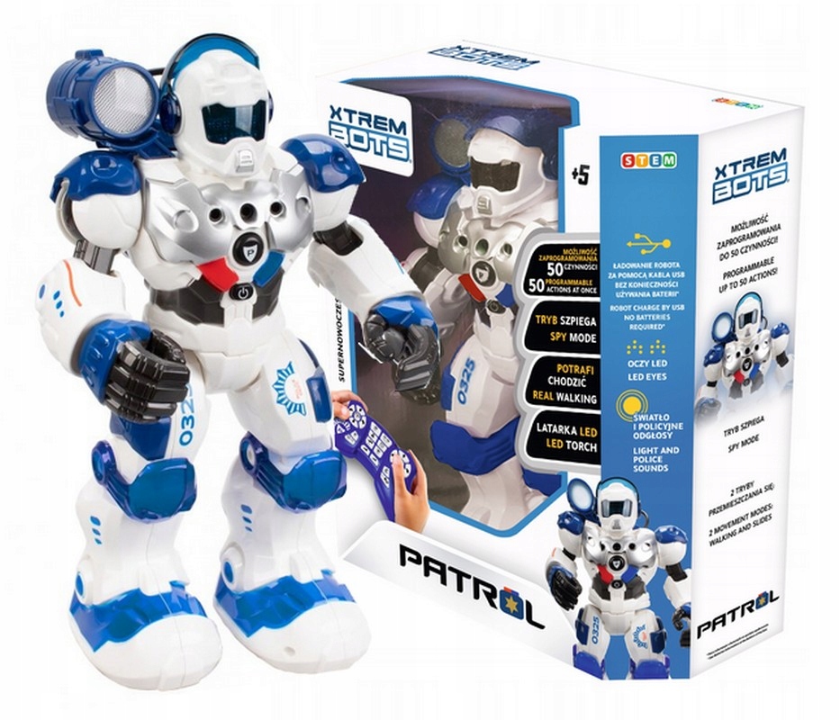 

Robot Xtrem Bots Patrol Bot do nauki programowania