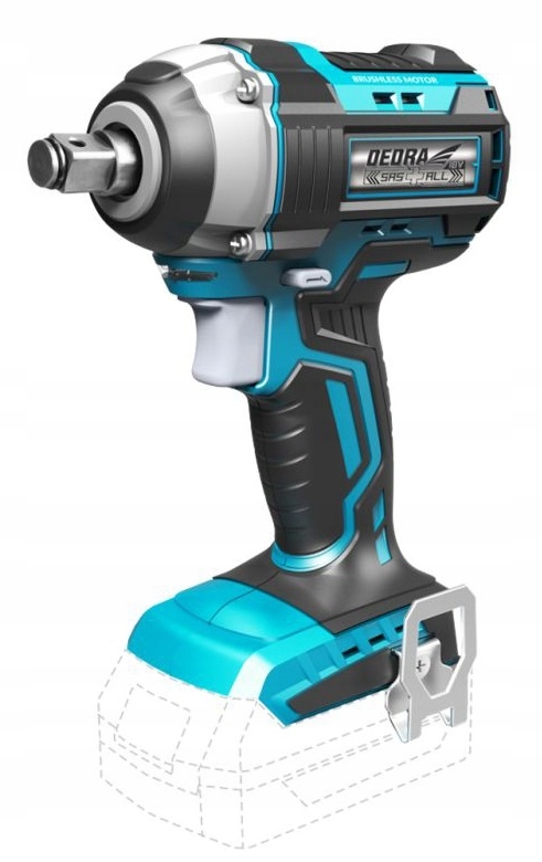 DEDRA DED7146 KLUCZ UDAROWY akumulatorowy 18V +4Ah Rozmiar trzpienia 1/2''