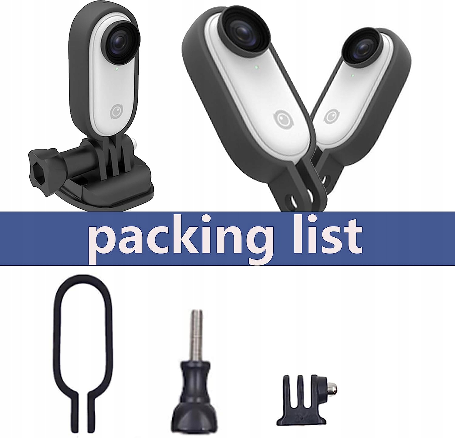 MOCOWANIE RAMY ADAPTER KAMERY+1/4" DO Insta360 GO2 Przeznaczenie Pozostałe