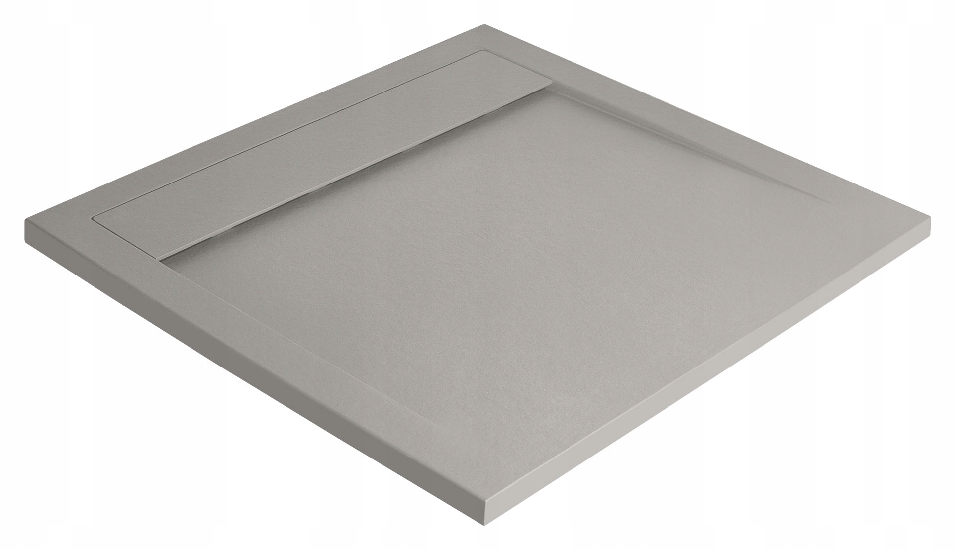 Radaway Teos C cemento 100x100 brodzik kwadratowy z konglomeratu