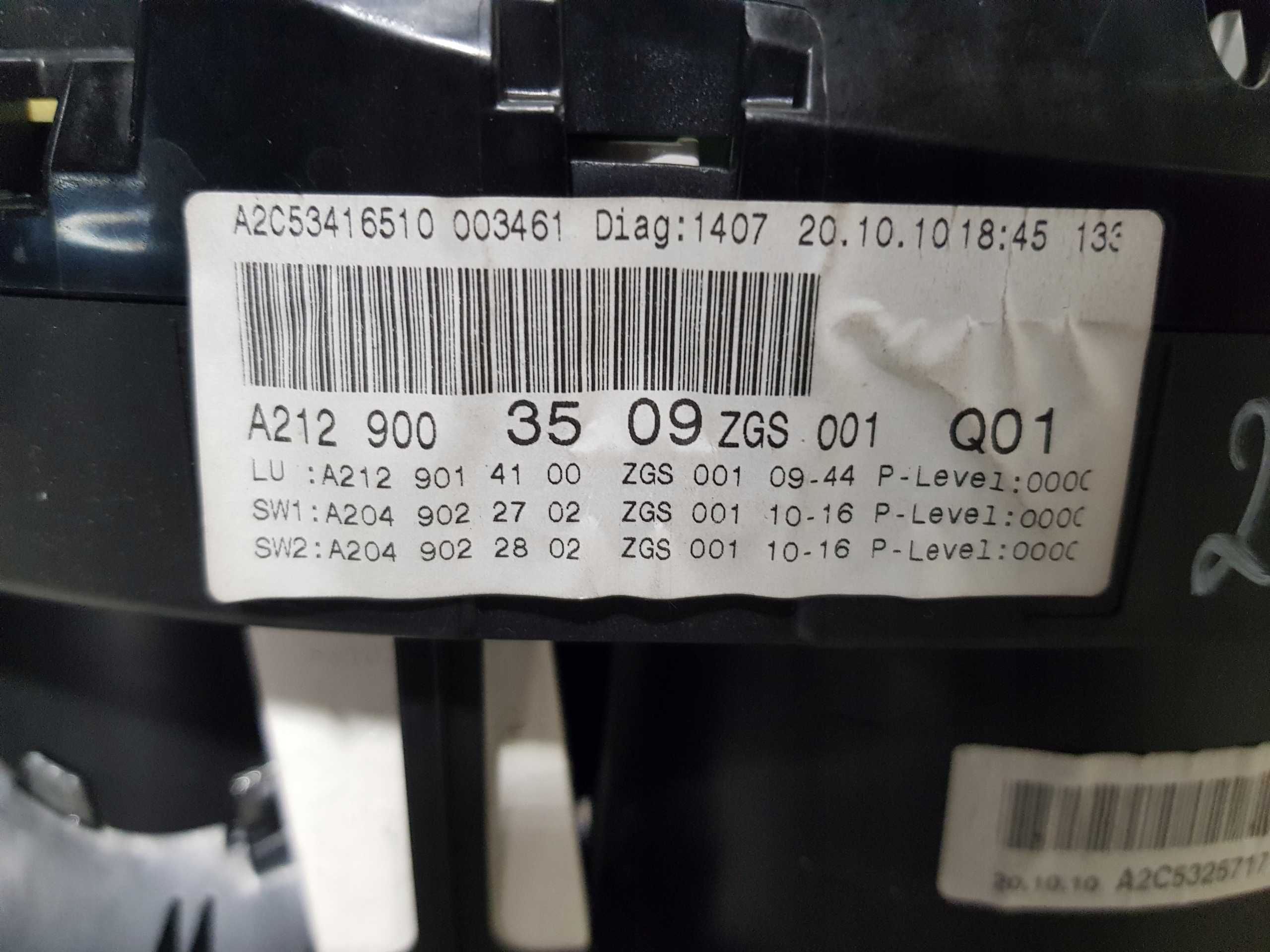 MERCEDES W212 dials dials ANGLIK 2129003509