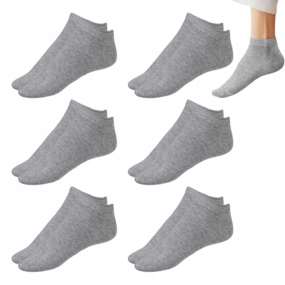 6x SKARPETY STOPKI SKARPETKI NISKIE BAMBUSOWE DAMSKIE WYSOKA JAKOŚĆ 39-42