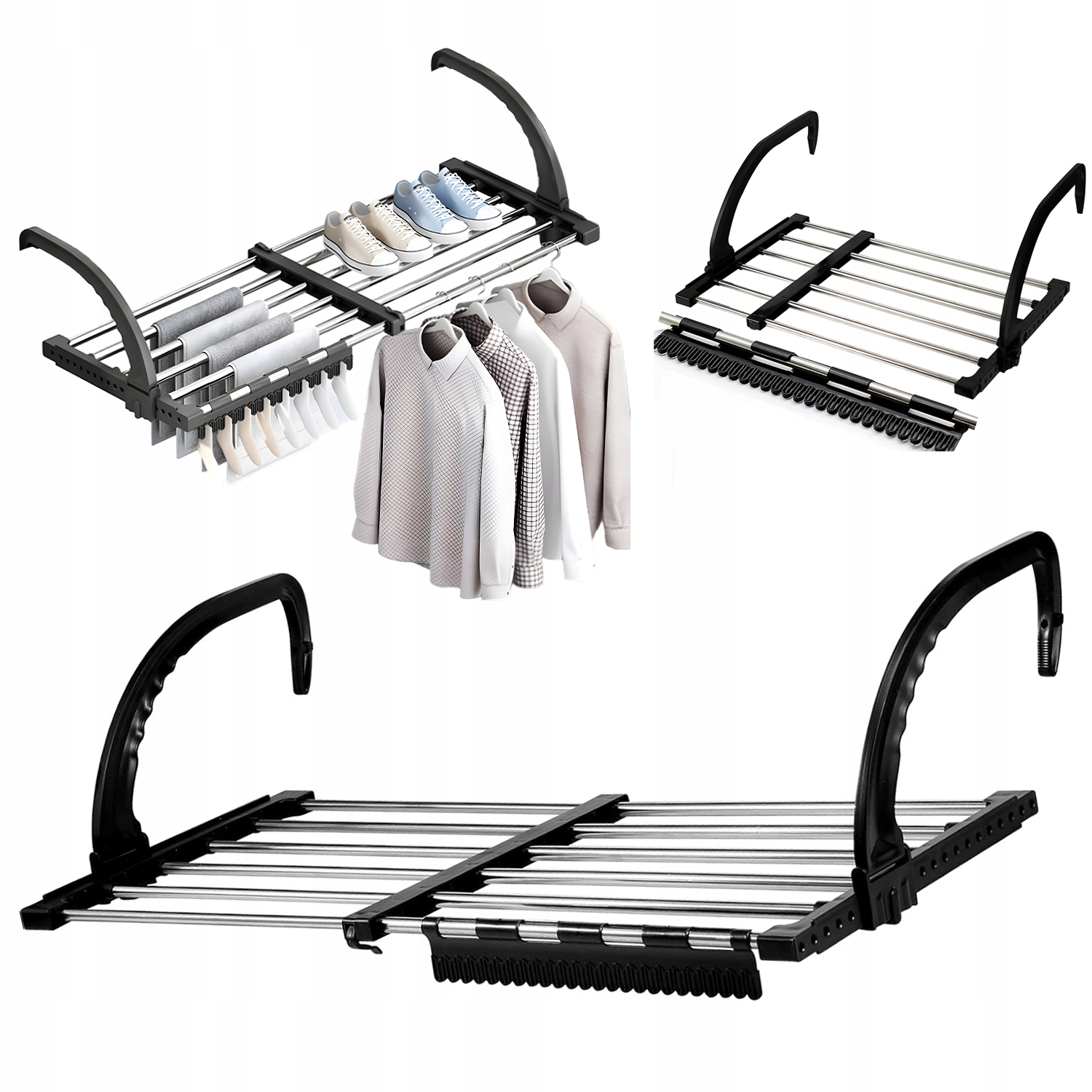 Levně Sušák Na Oblečení S Věšákem Na Ponožky