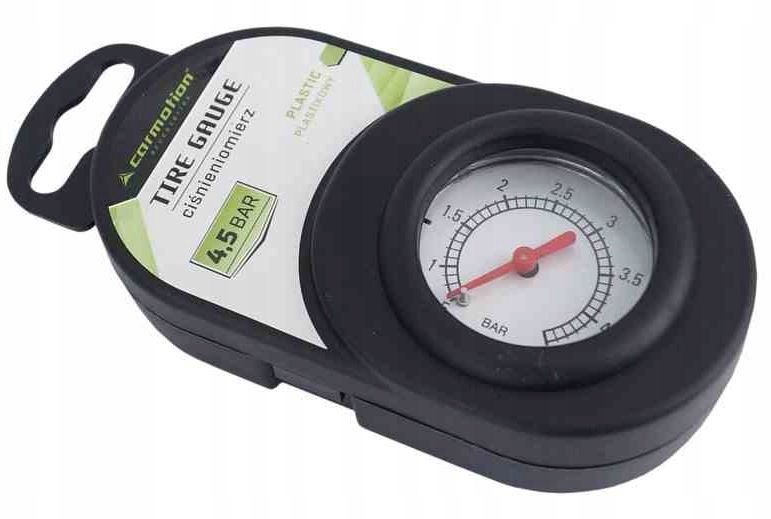 Ciśnieniomierz Do Kół Opon Manometr 4,5 Bar Miernik Plastikowy W Etui