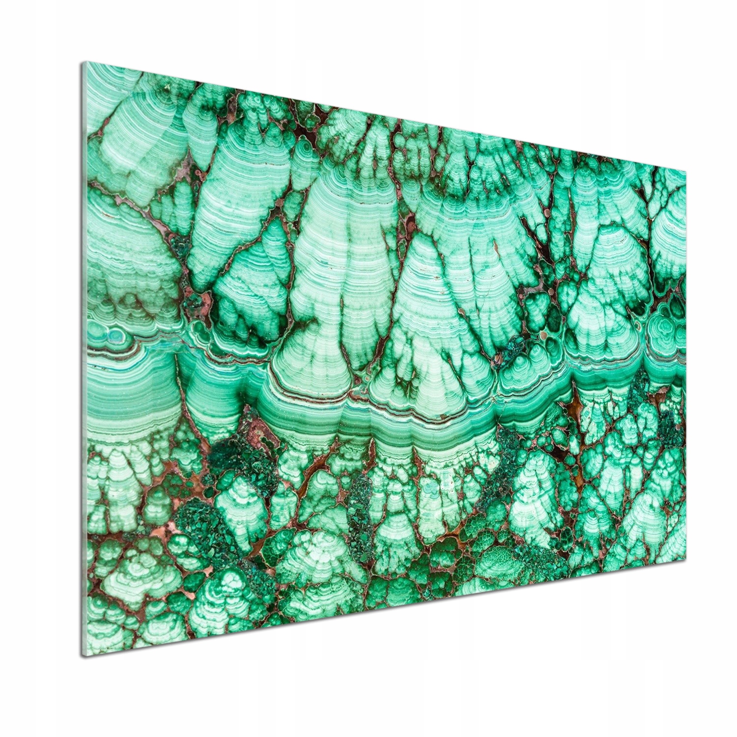 Panel do kuchyne Malachit textúra 100 x 70 cm Lepidlo