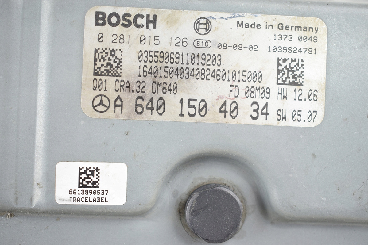 computer control unit MERCEDES W245 2.0 CDI A6401504034 0281015126