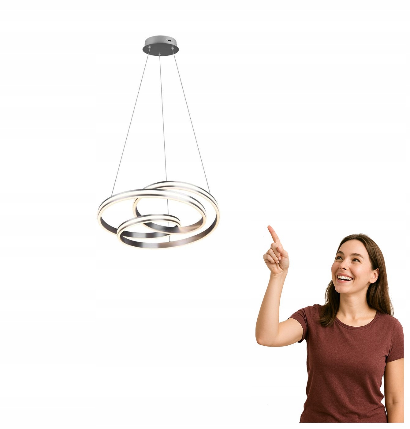 Led závesná lampa 60W Yara 326210107 Trio