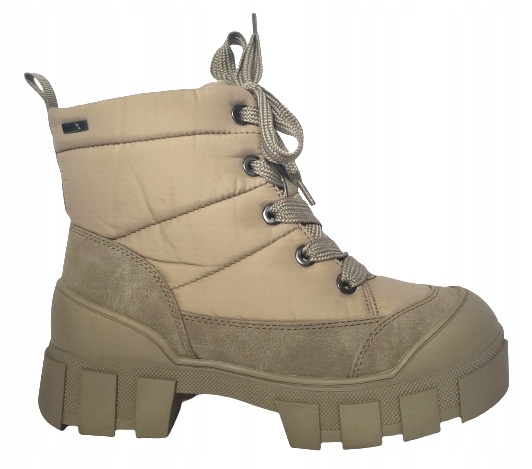 Béžové dámské veganské sněhule s membránou Caprice 26221-29 r38